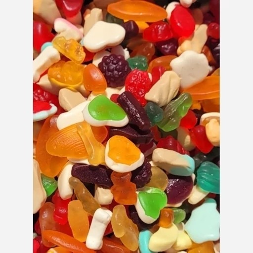 پاستیل طبیعی 500 گرم کاملا استرلیزه