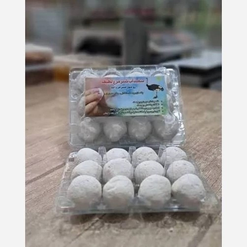 سفید آب شتر مرغ 12 تایی