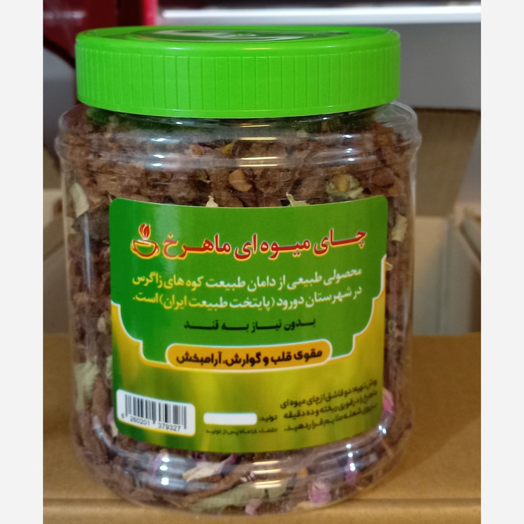چای میوه ای ماهرخ 250 گرم چای بهشتی